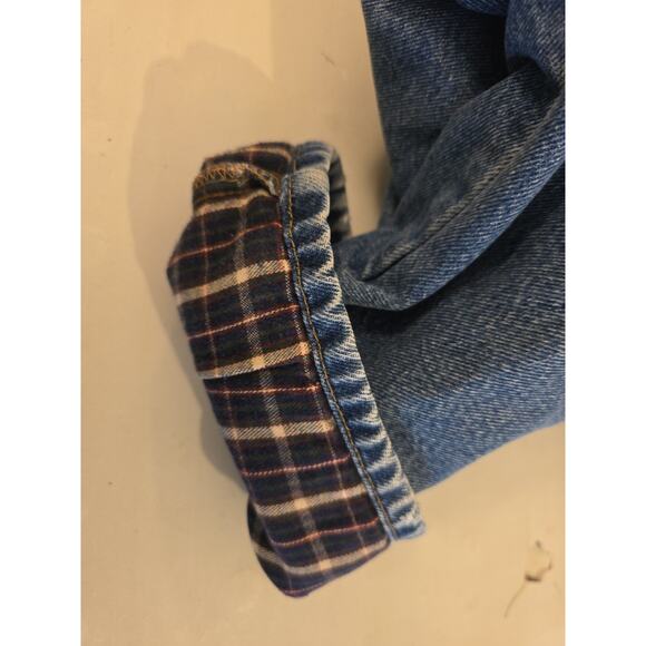 LL Bean Men's 36x30 Flannel Lined Denim Blue Jeans Classic Fit OJX04 cold Weathe - Picture 10 of 12